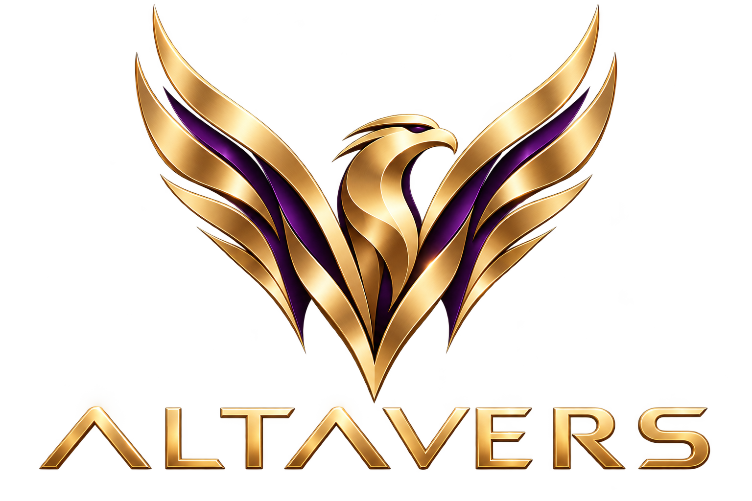 Altavers — Toward The Highest, golden eagle logo
